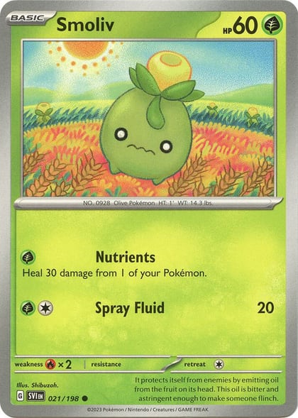 Smoliv - 021/198, SV01: Scarlet & Violet Base Set 021/198