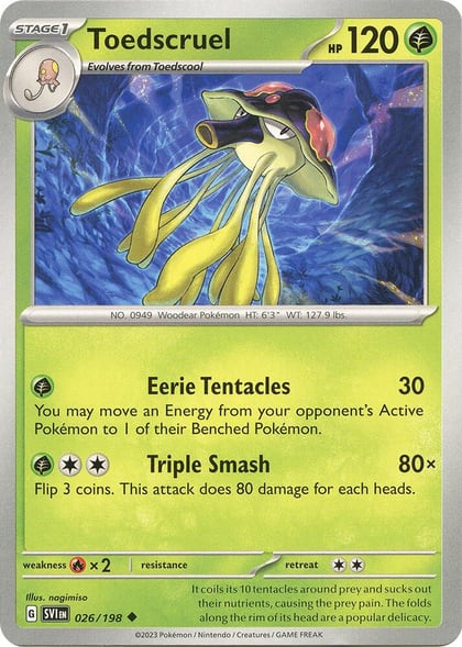 Toedscruel, SV01: Scarlet & Violet Base Set 026/198