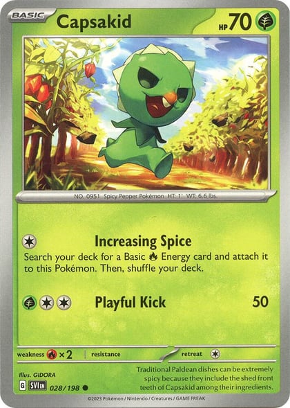 Capsakid - 028/198, SV01: Scarlet & Violet Base Set 028/198