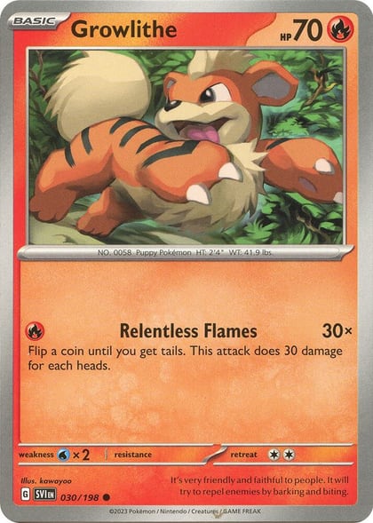 Growlithe - 030/198, SV01: Scarlet & Violet Base Set 030/198