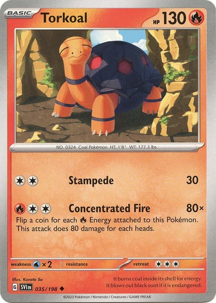 Torkoal, SV01: Scarlet & Violet Base Set 035/198