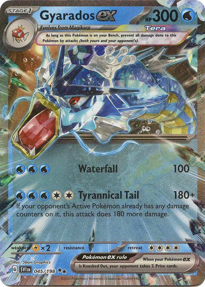Gyarados ex - 045/198, SV01: Scarlet & Violet Base Set 045/198