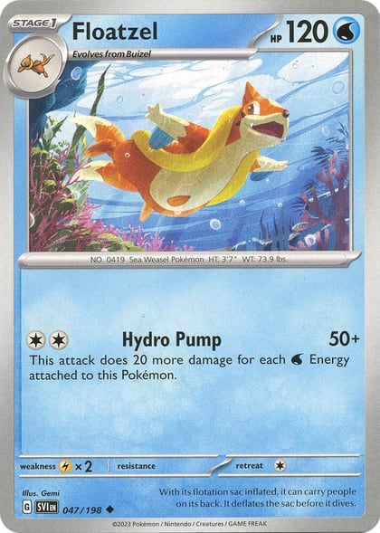 Floatzel, SV01: Scarlet & Violet Base Set 047/198