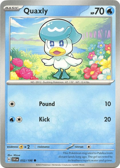 Quaxly, SV01: Scarlet & Violet Base Set 052/198