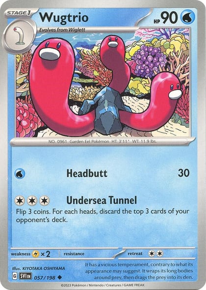 Wugtrio, SV01: Scarlet & Violet Base Set 057/198