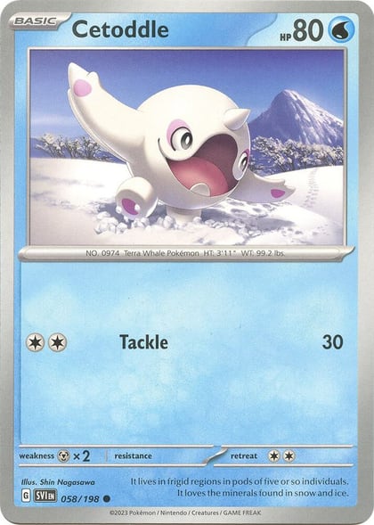 Cetoddle - 058/198, SV01: Scarlet & Violet Base Set 058/198