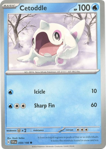 Cetoddle - 059/198, SV01: Scarlet & Violet Base Set 059/198