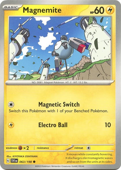 Magnemite, SV01: Scarlet & Violet Base Set 063/198