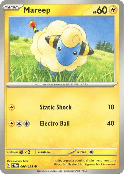 Mareep, SV01: Scarlet & Violet Base Set 066/198