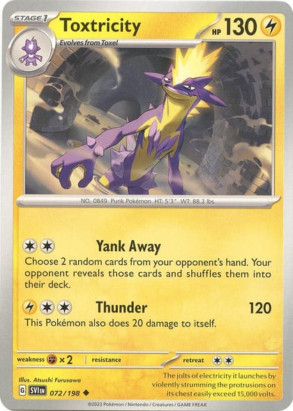 Toxtricity, SV01: Scarlet & Violet Base Set 072/198