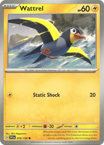 Wattrel - 078/198, SV01: Scarlet & Violet Base Set 078/198