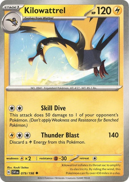 Kilowattrel, SV01: Scarlet & Violet Base Set 079/198
