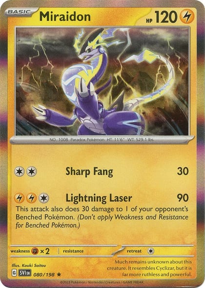 Miraidon, SV01: Scarlet & Violet Base Set 080/198