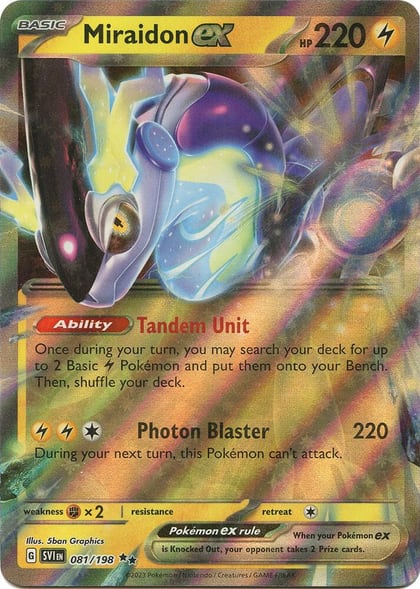 Miraidon ex - 081/198, SV01: Scarlet & Violet Base Set 081/198
