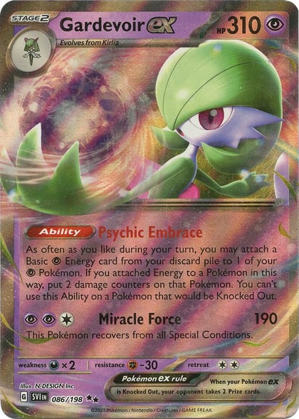 Gardevoir ex - 086/198, SV01: Scarlet & Violet Base Set 086/198