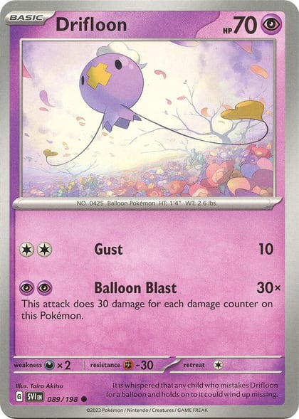 Drifloon, SV01: Scarlet & Violet Base Set 089/198