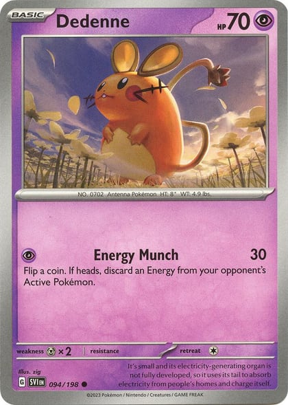 Dedenne - 094/198, SV01: Scarlet & Violet Base Set 094/198