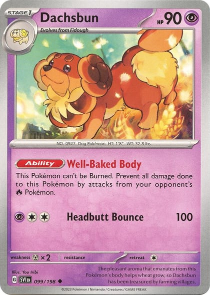 Dachsbun, SV01: Scarlet & Violet Base Set 099/198