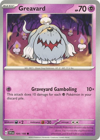 Greavard - 104/198, SV01: Scarlet & Violet Base Set 104/198