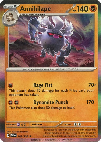 Annihilape, SV01: Scarlet & Violet Base Set 109/198