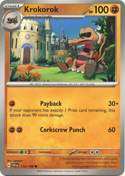 Krokorok, SV01: Scarlet & Violet Base Set 116/198