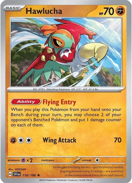 Hawlucha, SV01: Scarlet & Violet Base Set 118/198