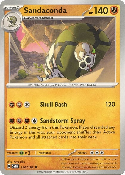Sandaconda, SV01: Scarlet & Violet Base Set 120/198