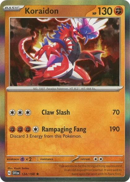 Koraidon, SV01: Scarlet & Violet Base Set 124/198
