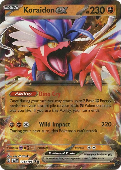 Koraidon ex - 125/198, SV01: Scarlet & Violet Base Set 125/198