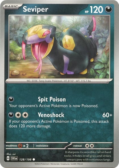 Seviper, SV01: Scarlet & Violet Base Set 128/198