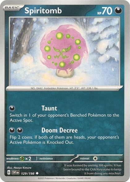 Spiritomb, SV01: Scarlet & Violet Base Set 129/198