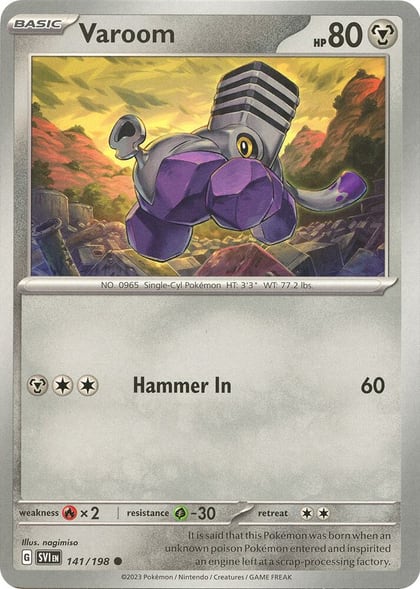 Varoom - 141/198, SV01: Scarlet & Violet Base Set 141/198