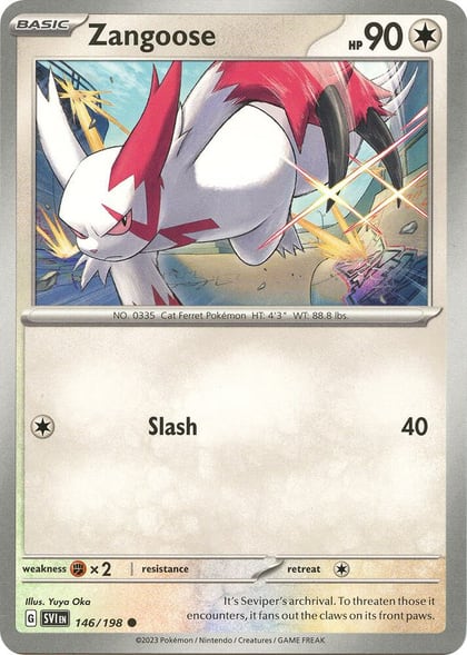 Zangoose - 146/198, SV01: Scarlet & Violet Base Set 146/198