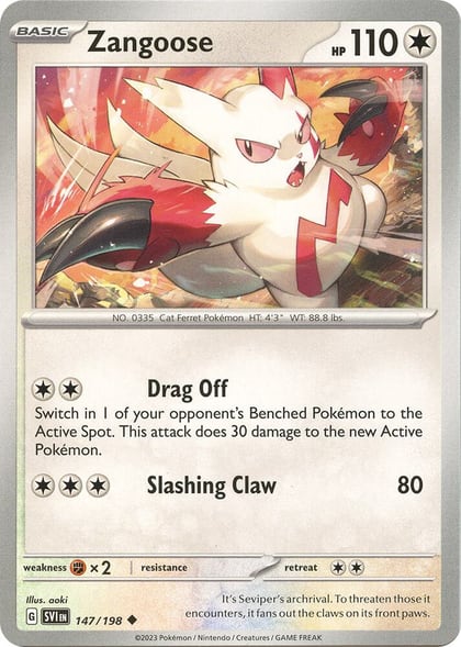 Zangoose - 147/198, SV01: Scarlet & Violet Base Set 147/198