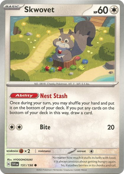 Skwovet - 151/198, SV01: Scarlet & Violet Base Set 151/198