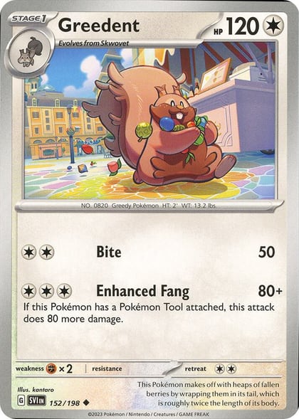 Greedent, SV01: Scarlet & Violet Base Set 152/198