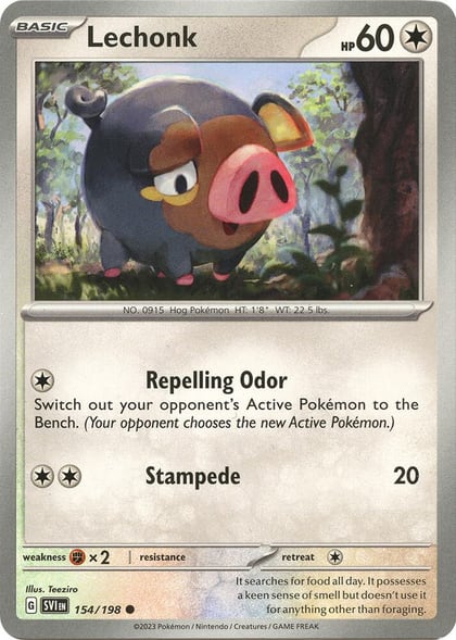 Lechonk - 154/198, SV01: Scarlet & Violet Base Set 154/198