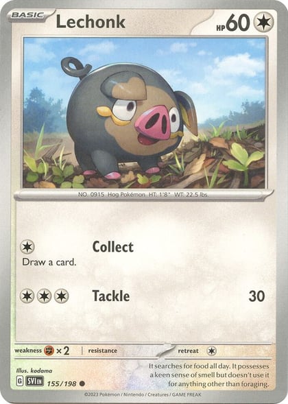 Lechonk - 155/198, SV01: Scarlet & Violet Base Set 155/198