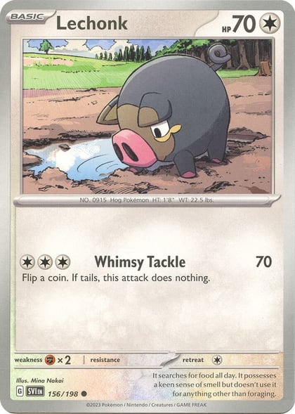 Lechonk - 156/198, SV01: Scarlet & Violet Base Set 156/198