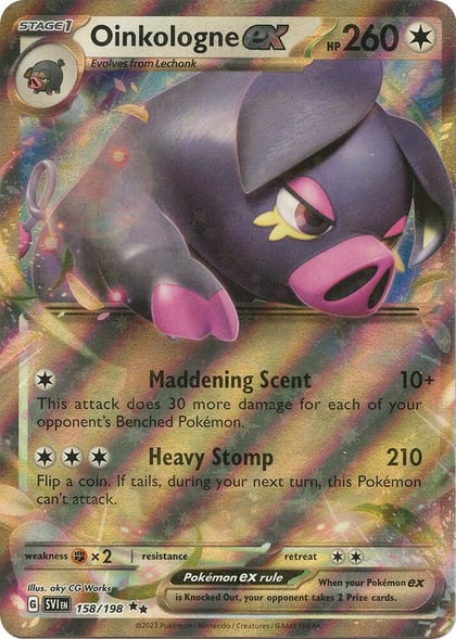 Oinkologne ex - 158/198, SV01: Scarlet & Violet Base Set 158/198