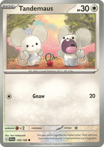 Tandemaus - 159/198, SV01: Scarlet & Violet Base Set 159/198