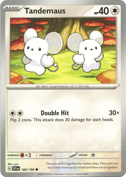 Tandemaus - 160/198, SV01: Scarlet & Violet Base Set 160/198