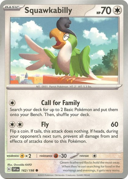 Squawkabilly, SV01: Scarlet & Violet Base Set 162/198