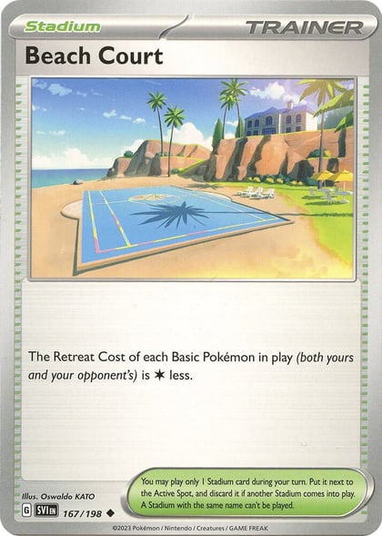 Beach Court, SV01: Scarlet & Violet Base Set 167/198