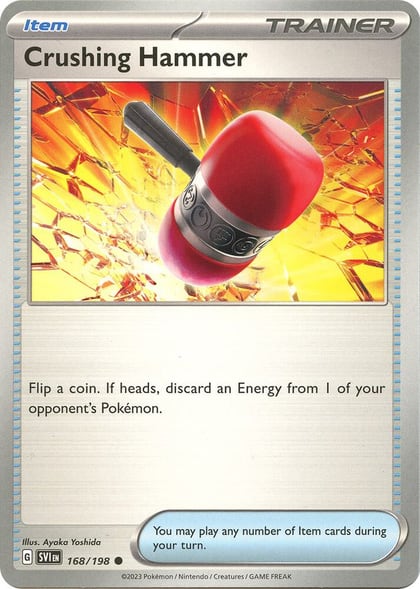 Crushing Hammer, SV01: Scarlet & Violet Base Set 168/198