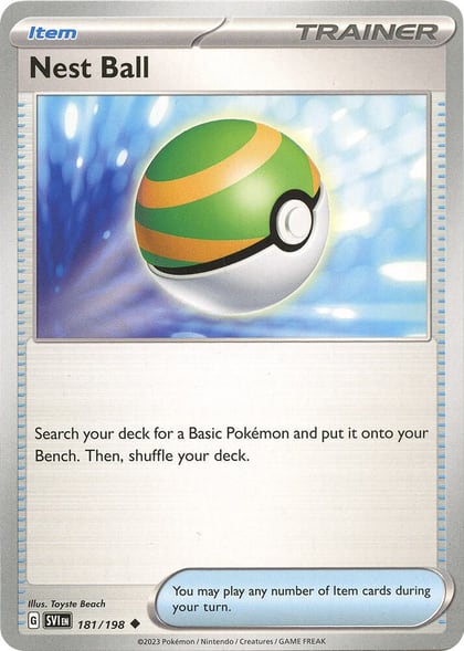 Nest Ball - 181/198, SV01: Scarlet & Violet Base Set 181/198