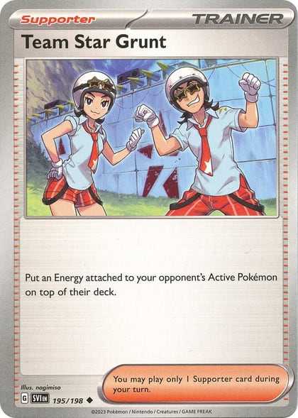 Team Star Grunt - 195/198, SV01: Scarlet & Violet Base Set 195/198
