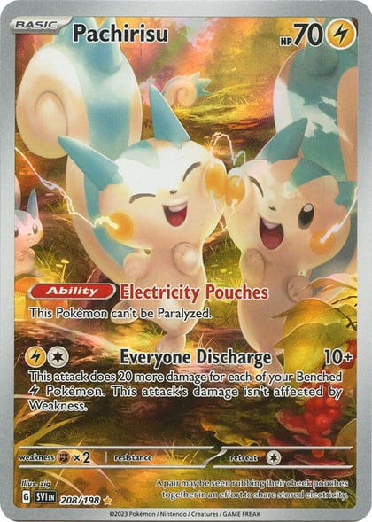 Pachirisu - 208/198, SV01: Scarlet & Violet Base Set 208/198