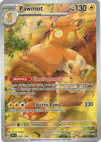 Pawmot - 209/198, SV01: Scarlet & Violet Base Set 209/198