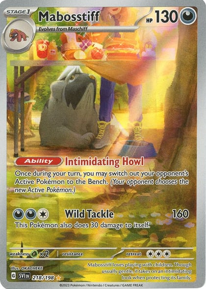 Mabosstiff - 218/198, SV01: Scarlet & Violet Base Set 218/198
